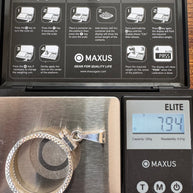 Sterling silver 925 Coin Bezel for collecting silver coins / Bisel de Plata 925 (Small Bezel)