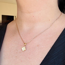 Lucky Clover 10K Gold Jewelry Set | Set De Suerte de 10K Oro