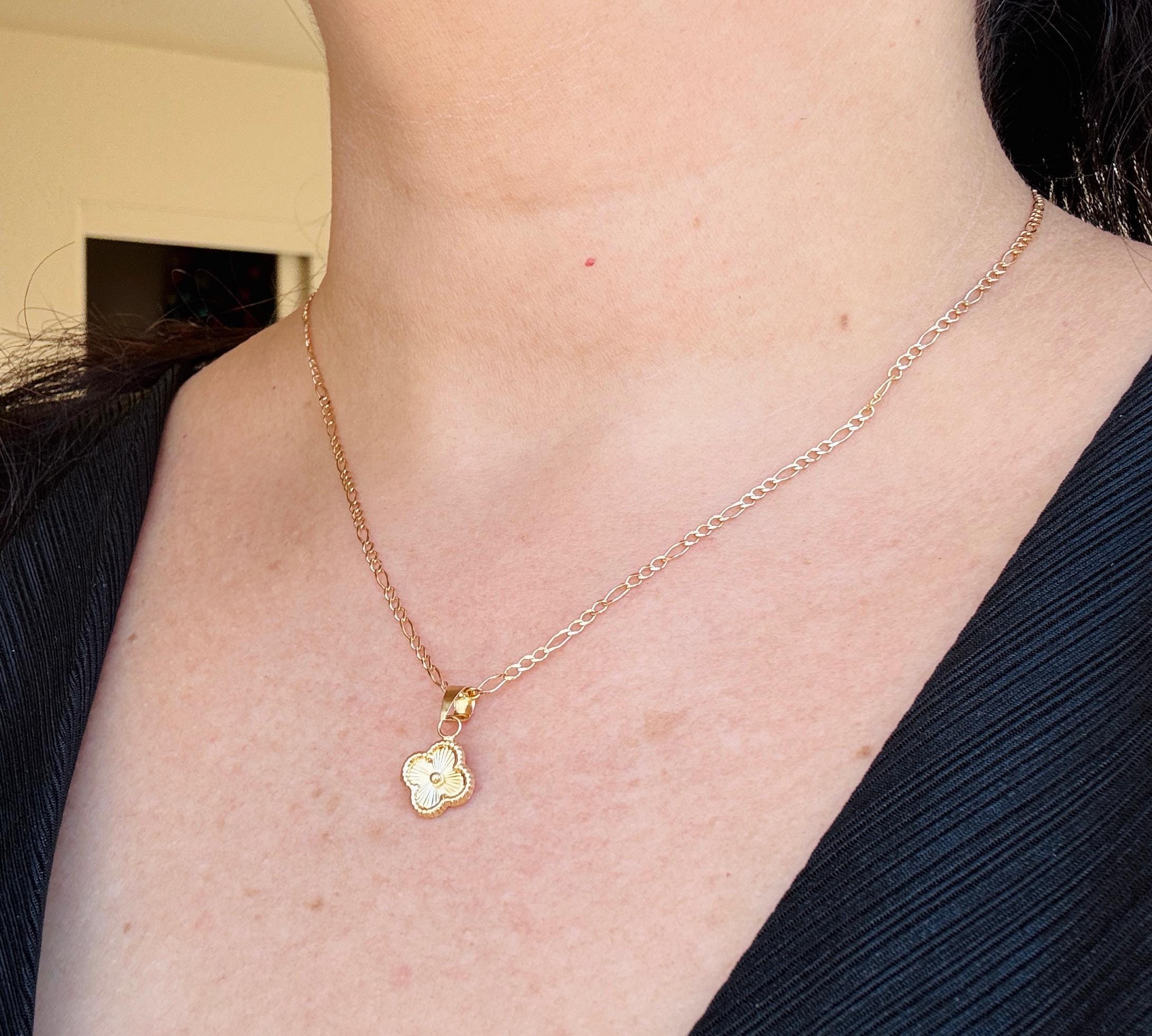 Lucky Clover 10K Gold Jewelry Set | Set De Suerte de 10K Oro