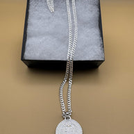 925 Sterling Silver St. Benedict the Protector | Plata 925 cadena con medalla San Benito Santo Protector