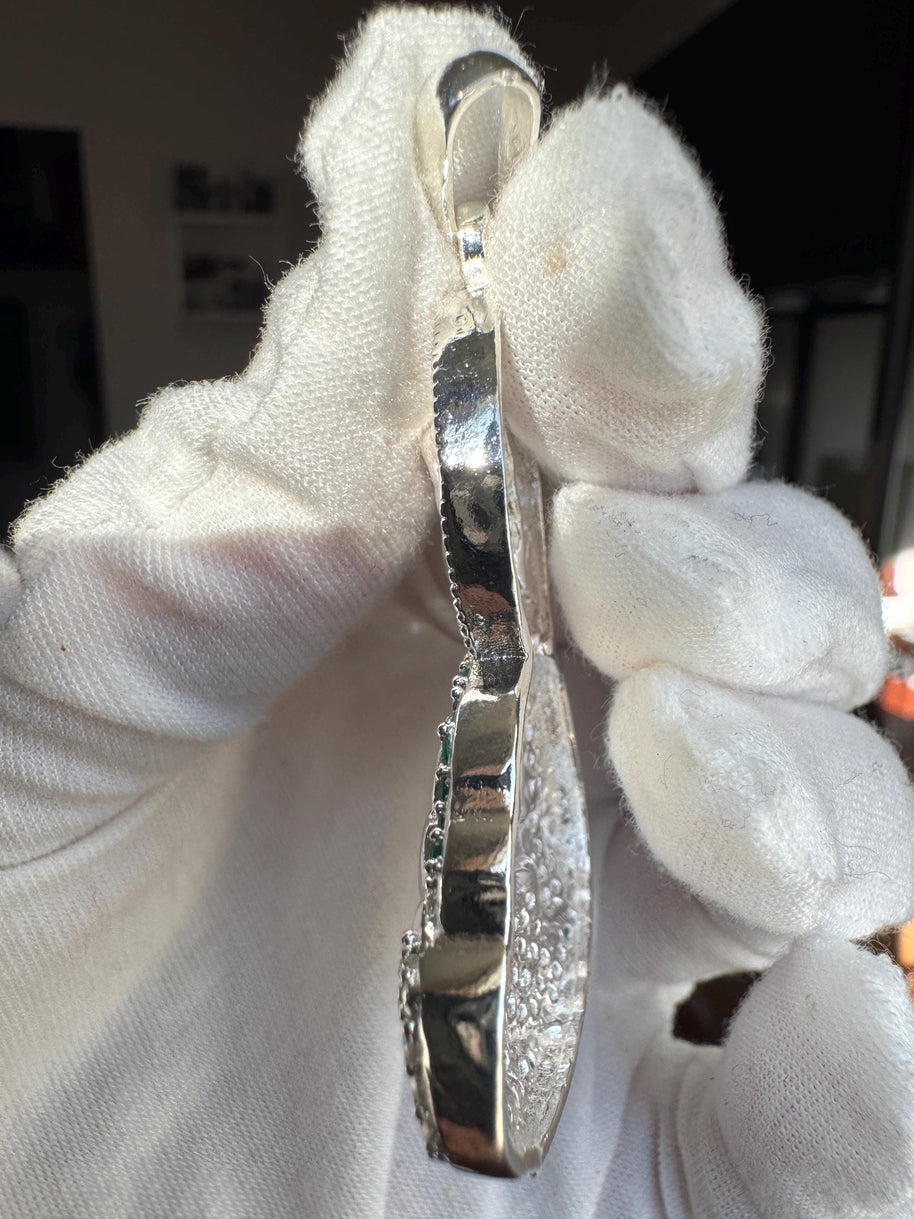 925 Sterling Silver Saint Jude Pendant / Colgante de San Judas Plata 925