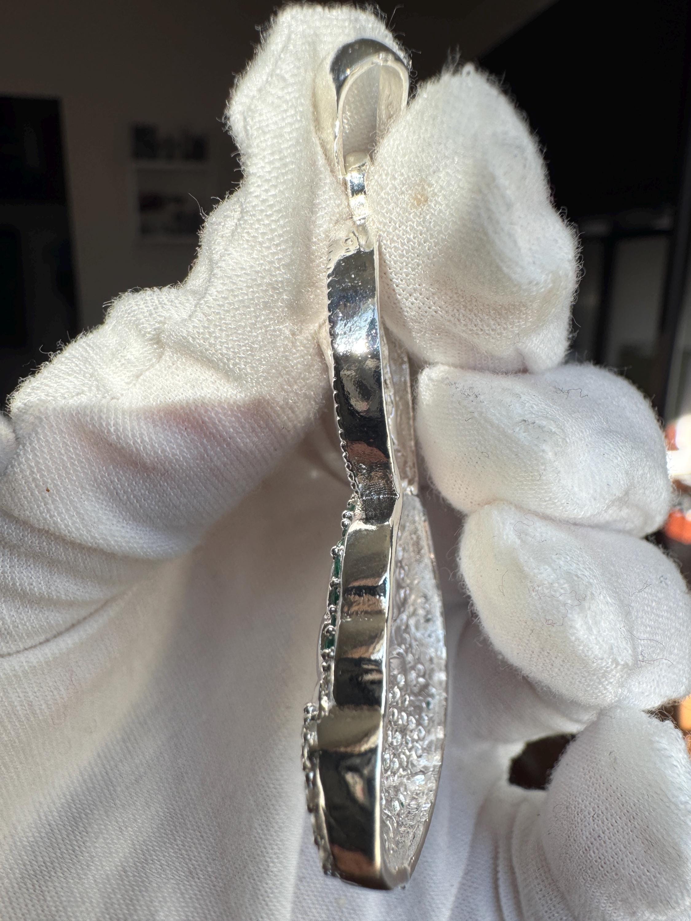 925 Sterling Silver Saint Jude Pendant / Colgante de San Judas Plata 925