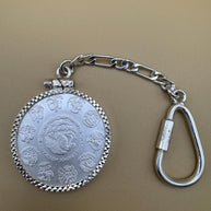Centenario Pendant Men's KEYCHAIN Mexican Coin 925 Sterling Silver 925 1oz. Estados Unidos Mexicanos Libertad plata pura coin silver & bezel