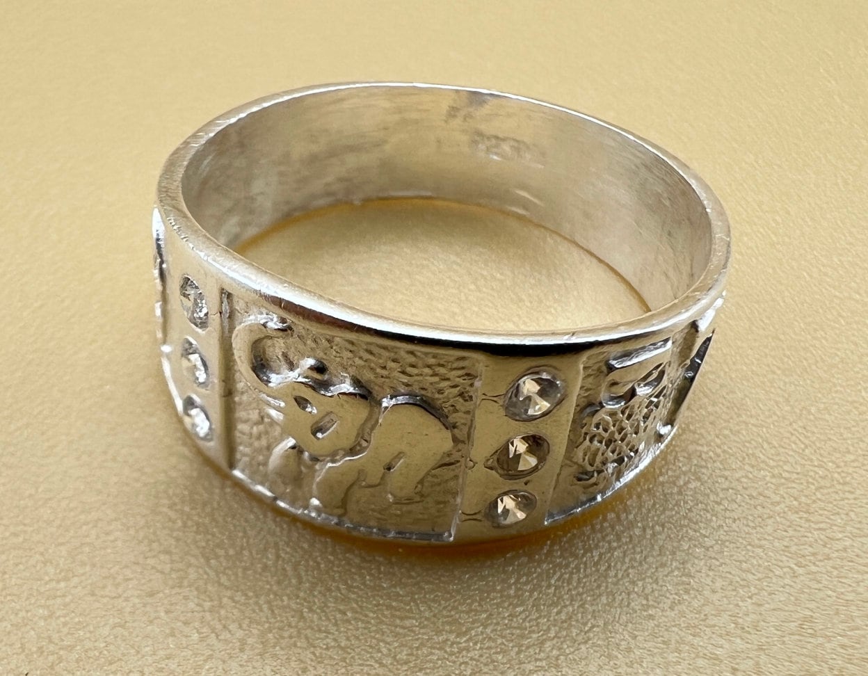 Good Luck Sterling Silver Ring Band, Lucky Ring, Lucky Symbol, Gift for men, 925k silver ring, horseshoe, talisman, good luck charm handmade