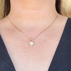Lucky Clover 10K Gold Jewelry Set | Set De Suerte de 10K Oro