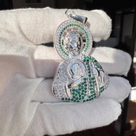 925 Sterling Silver Saint Jude Pendant / Colgante de San Judas Plata 925