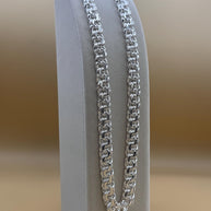 Heavy Handmade 925 Sterling Silver Byzantine Chain / Imponente Cadena Tejido Chino Plata 925