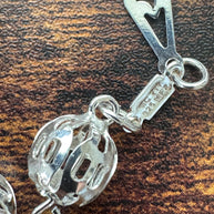 Hermoso rosario de plata esterlina 925 hecho a mano, regalo perfecto (21 pulgadas)