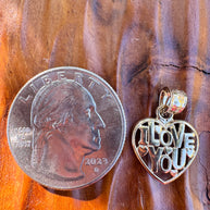 14K Petite Gold Love Heart Pendant