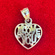 14K Petite Gold Love Heart Pendant