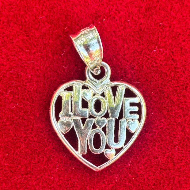 14K Petite Gold Love Heart Pendant