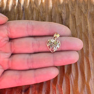 14K Petite Gold Love Heart Pendant