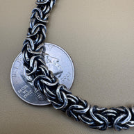 925 sterling silver Byzantine bracelet handmade | Pulsera bizantina de plata 925 Hecho a mano