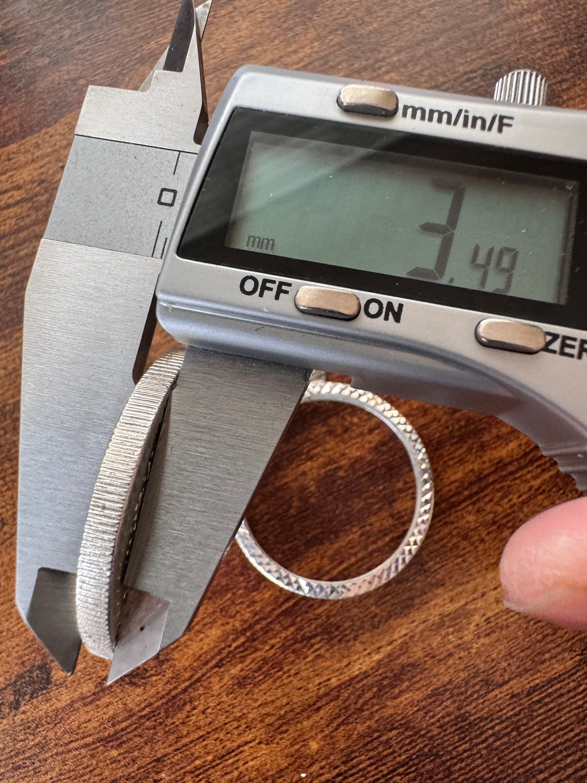 Sterling silver 925 Coin Bezel for collecting silver coins / Bisel de Plata 925 (Small Bezel)