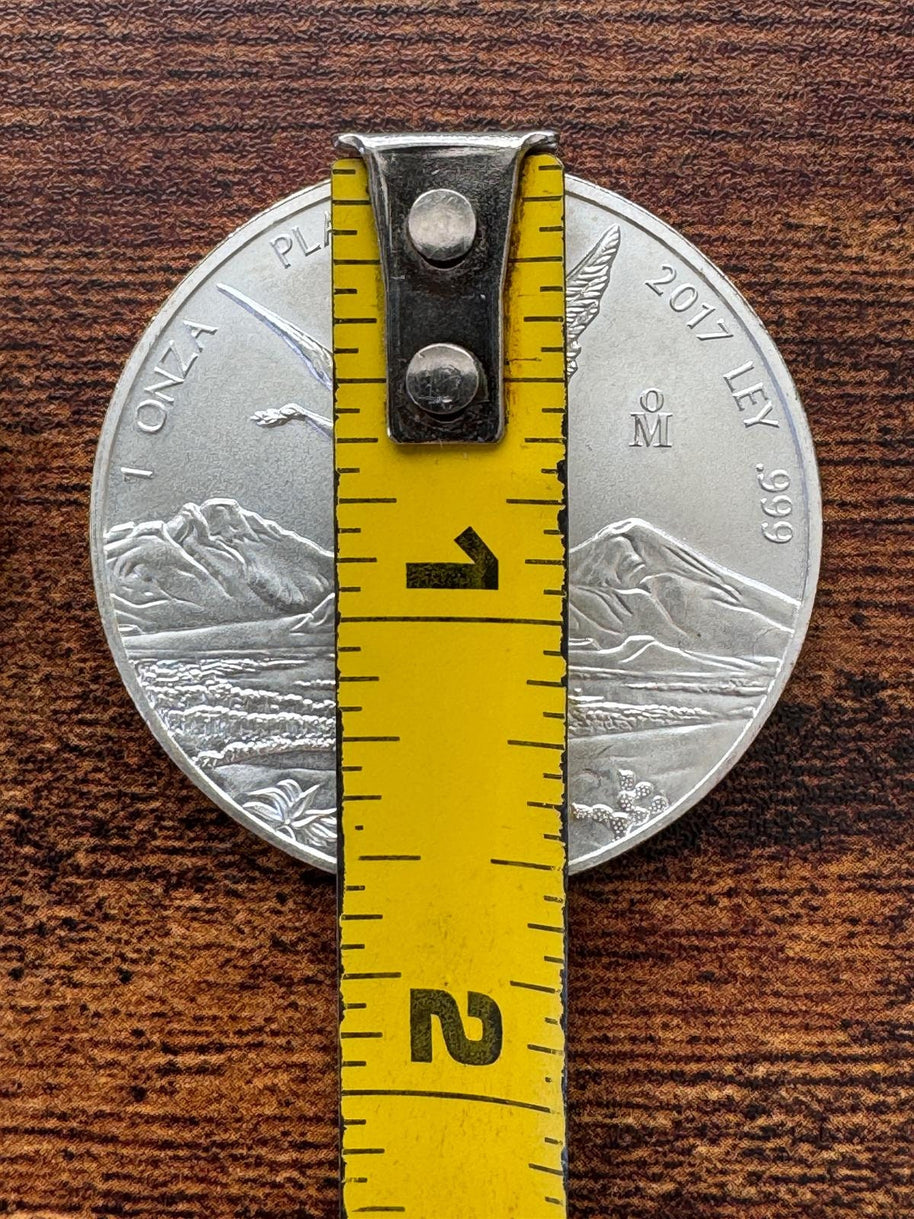 Sterling silver 925 Coin Bezel for collecting silver coins / Bisel de Plata 925 (Large Bezel)