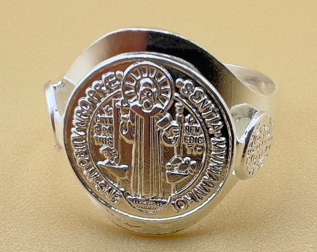 Handmade Saint Benedict Ring