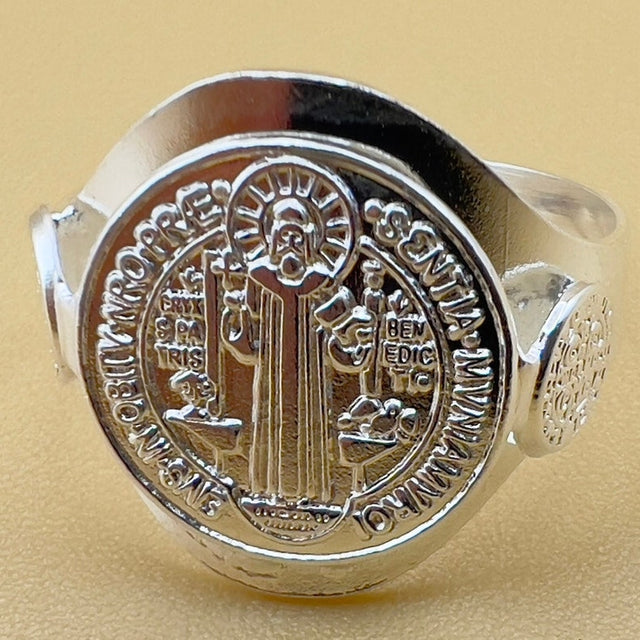 Handmade Saint Benedict Ring