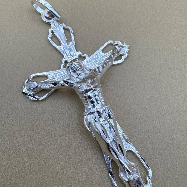 925 Sterling Silver Jesus Cross pendant